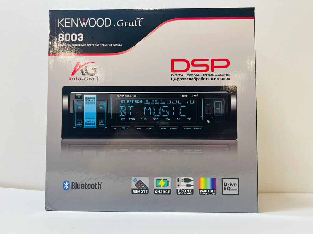 KENWOOD.Graff / 8003, Третий уровень, магнитола 12V / Автомагнитола (1 DIN)