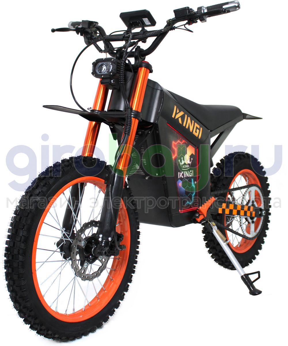 Электромотоцикл IKINGI WISH 01 1500W (52V/30Ah) - Оранжевый фото №1