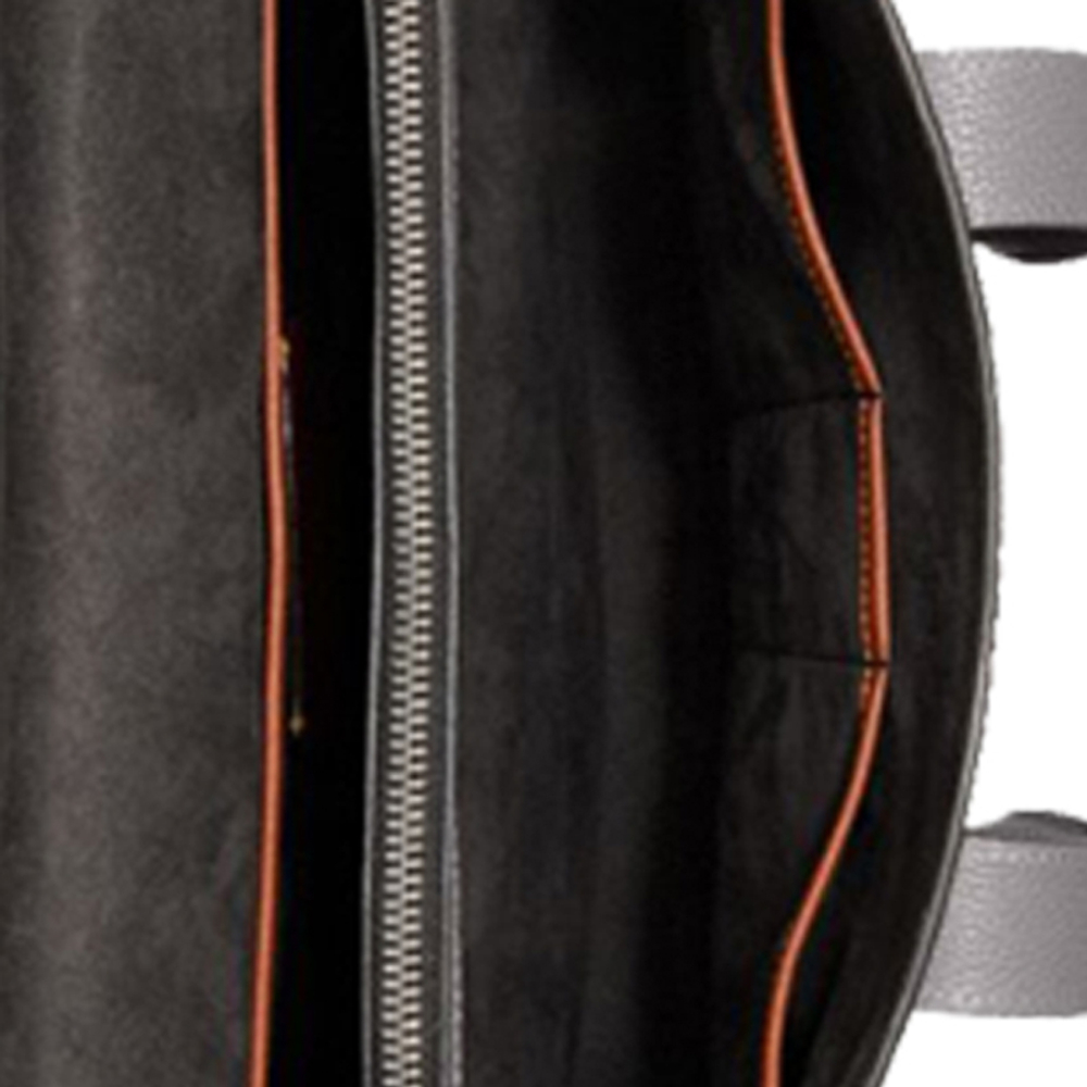 COACH Leather Briefcase Large Men"s Gray