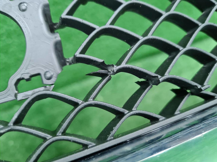 Юбка переднего бампера Mercedes GLC X253 (19-22)