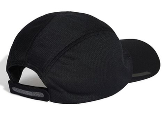 Теннисная кепка Adidas Running Mesh Cap Aeroready - черный/черный светоотражающий
