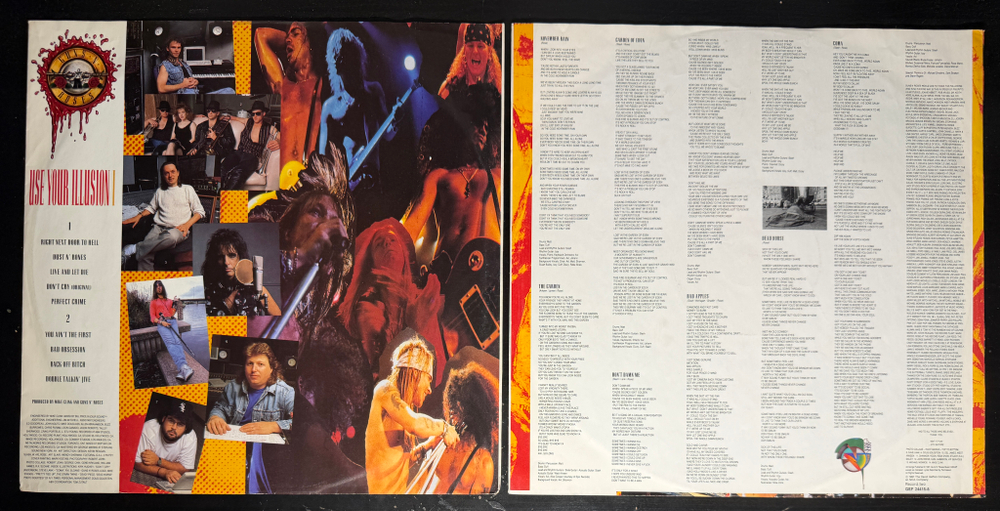 Guns N' Roses – Use Your Illusion I 2LP (Германия 1991г.)