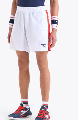 Мужские теннисные шорты Diadora Bermuda Icon - белый