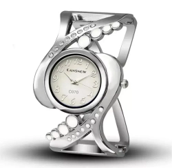 Часы-браслет кварцевые CANSNOW, серебристый W8030-04