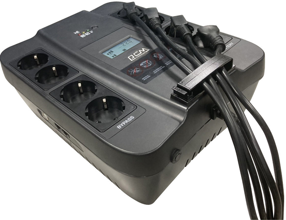 Источник бесперебойного питания  Powercom SPD-900U LCD USB