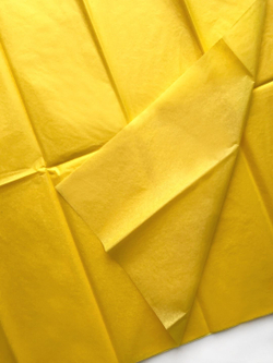 Бумага тишью 50 х 66 см (10 листов), желтая