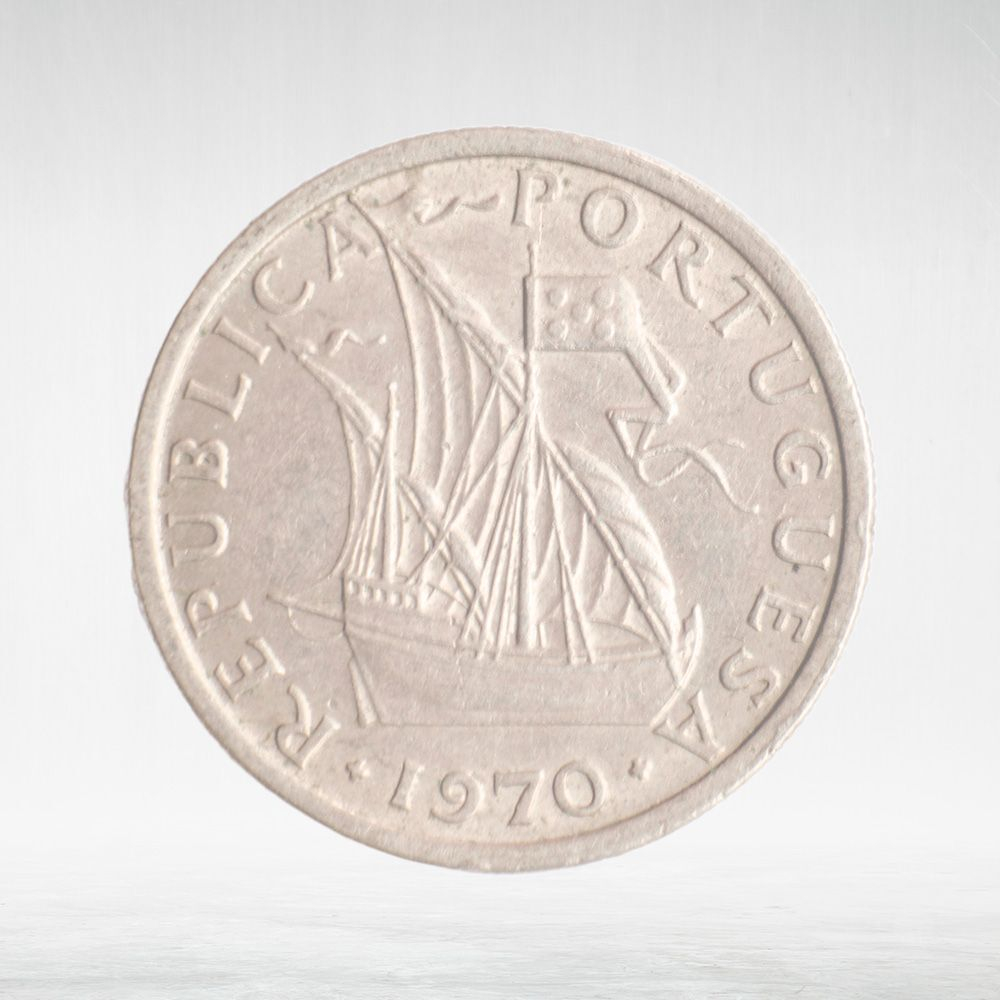 Portugal, 2.50 Escudos, 1970, VF