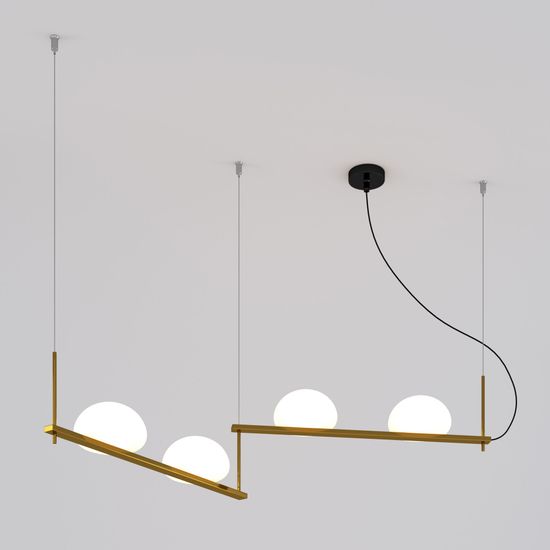 70145/4 / подвесной светильник / латунь