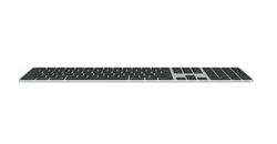 Клавиатура беспроводная Apple Magic Keyboard with Numeric Keypad с Touch ID, чёрная