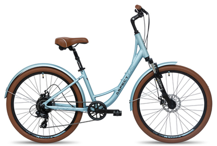 Велосипед Aspect Citylife (2026) / M (18"), Голубой