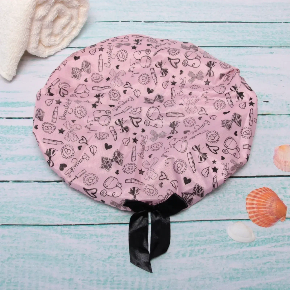 Шапочка для душа «Ultramarine - Beauty», d-26см (двухслойная, с мягкой резинкой)