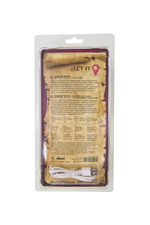 Вибратор для точки G с клиторальной стимуляцией фиолетовый 19,5 см