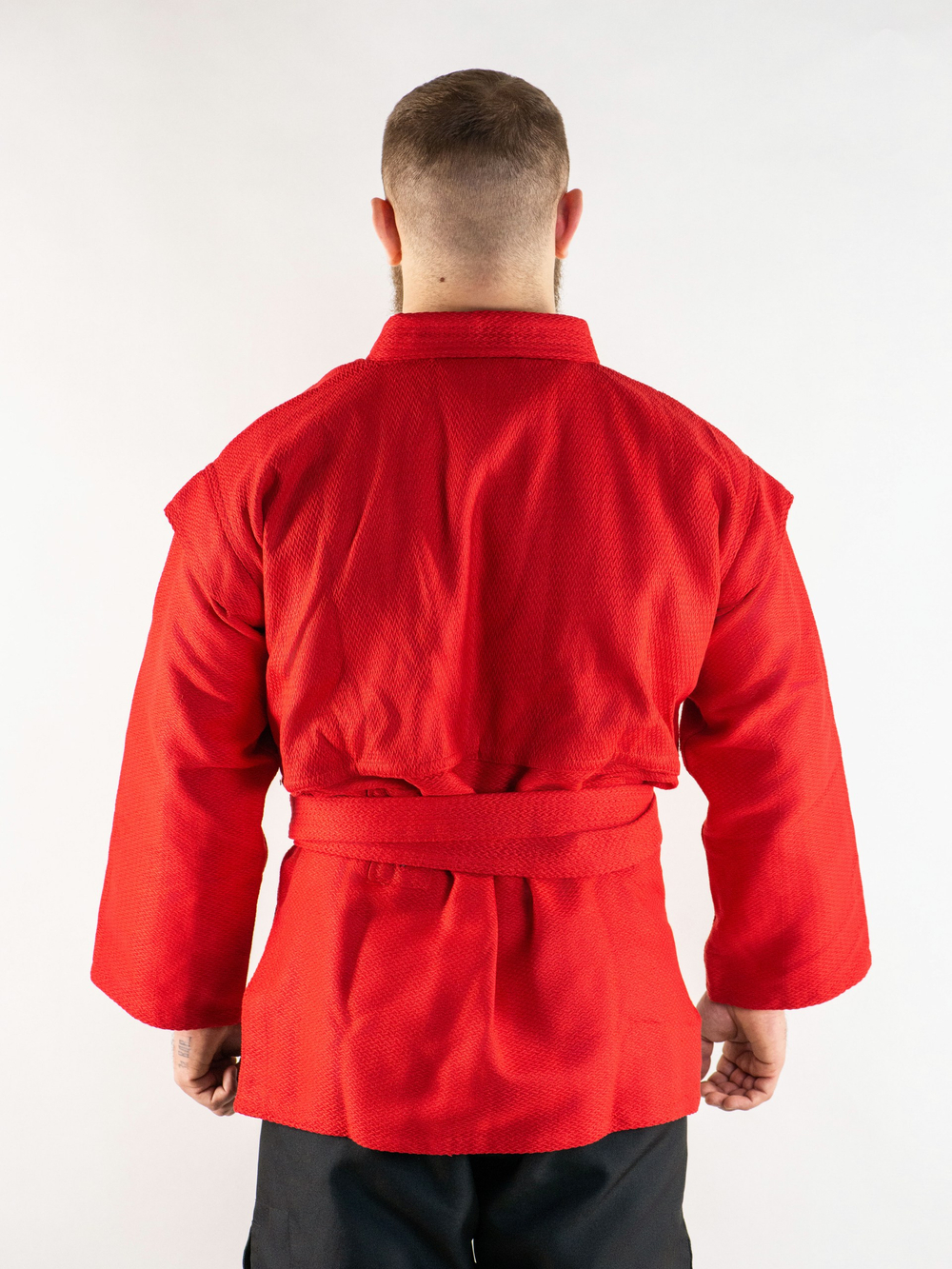 Куртка для самбо BoyBo красная BSJ120