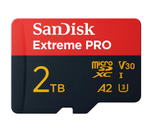 Карта памяти SanDisk MicroSDXC 2TB Extreme Pro UHS-I A2 V30 U3 250/150MB/s + SD-адаптер
