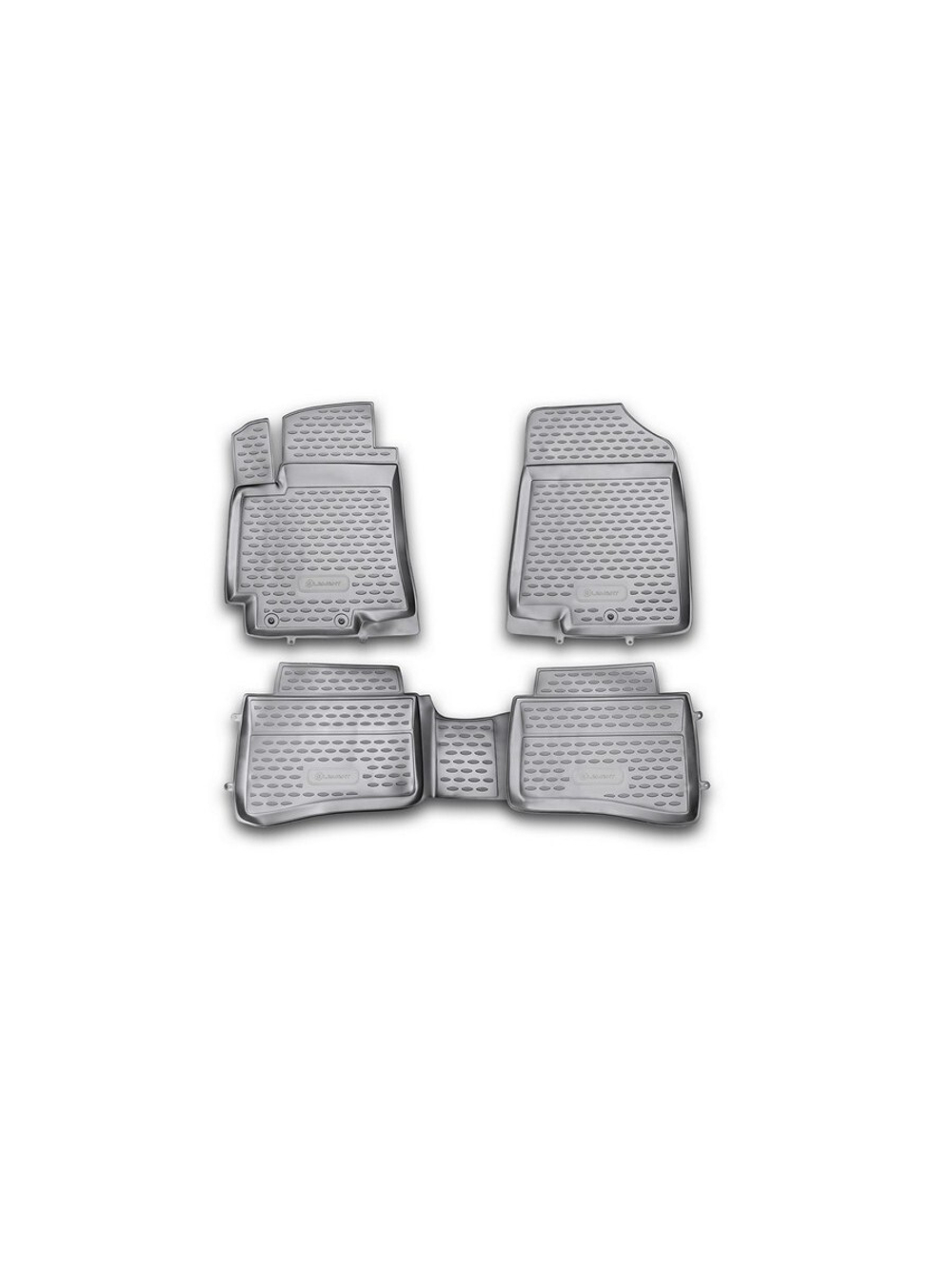 Коврики в салон для KIA Rio (III, IIIr), 2011-2017, 4 шт. (полиуретан) NLC.25.38.210H