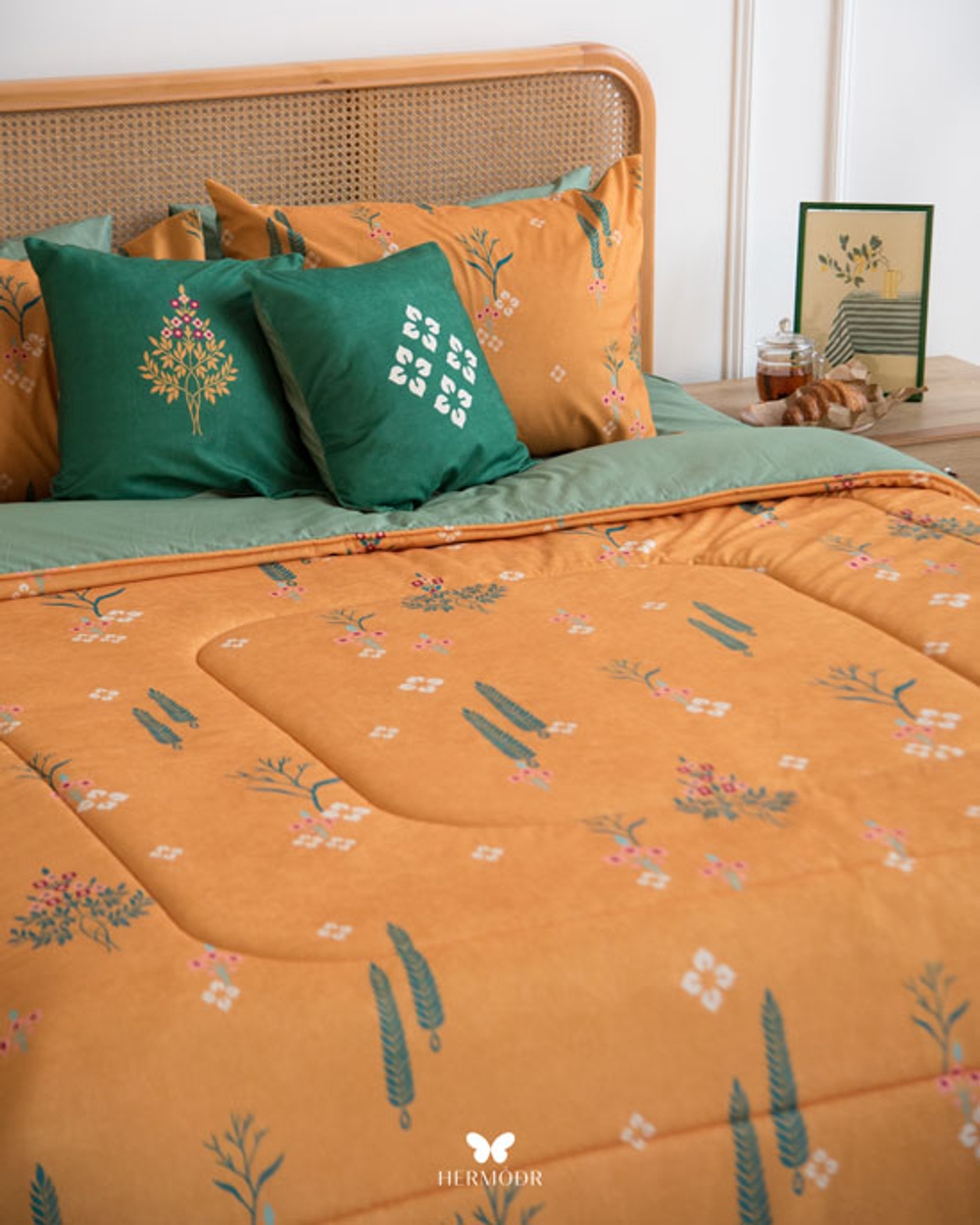 Комплект постельного белья двуспальный Servo Chaman Hermodr 8 предметов 130220263 Иран