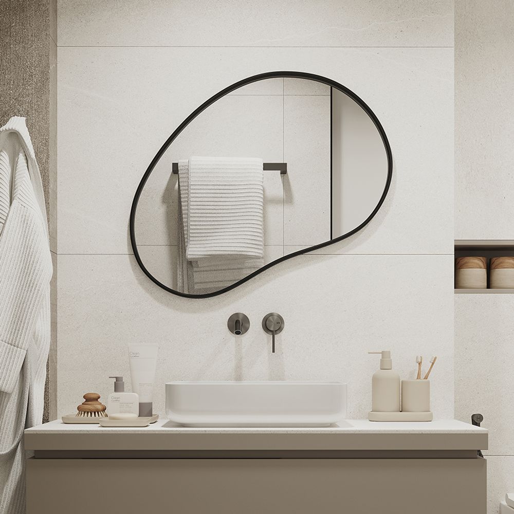 Подставка для ванных принадлежностей Slim, светло-серая, большая