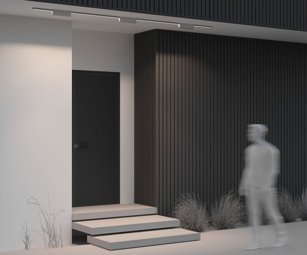 Трековый однофазный уличный светодиодный светильник Maytoni Elasity IP   O-TR01-3-S-20WW3K