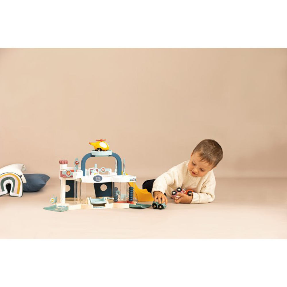 Smoby Little - Коробка с 3 машинками 140204