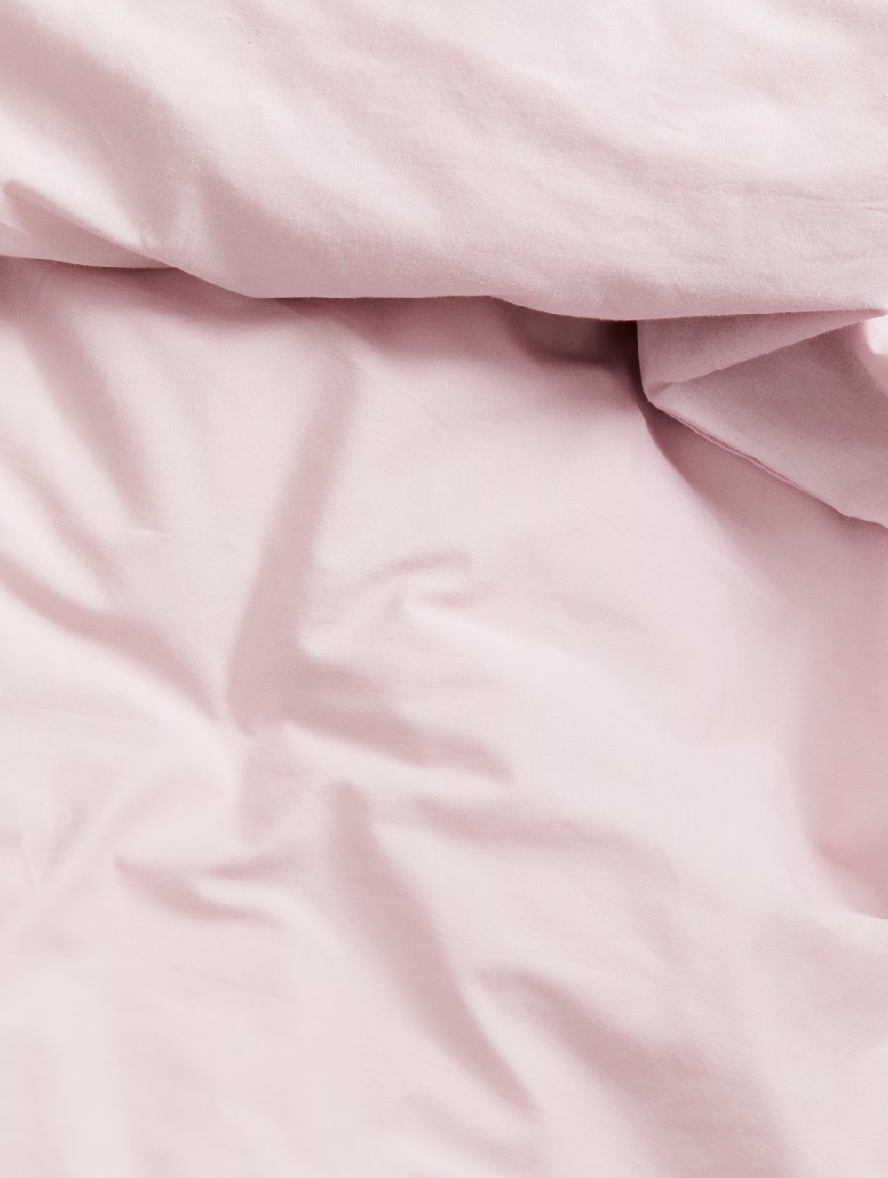 H&M Хлопковое двойное постельное белье, розовый