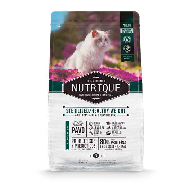 Корм Vitalcan Nutrique Cat Adult Sterilised/Healthy Weight с индейкой для кошек 2кг До 28.01.2025