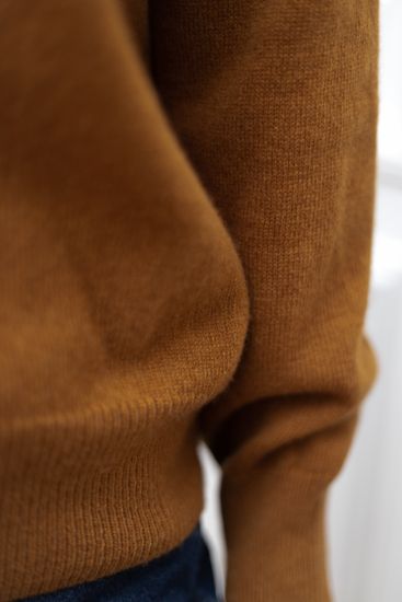 Джемпер Л.Т., 100% шерсть ягнёнка, цвет орех.
