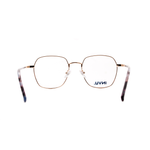 Оправа многогранник INVU G3300 B с клипом черная золотая гавана