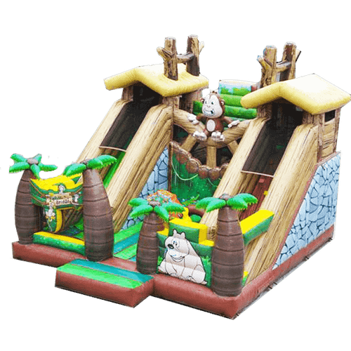 Надувной батут "Лесной мостик"