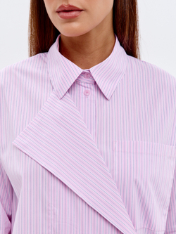 Рубашка с декоративным, откидным воротником