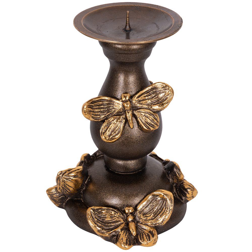 Подсвечник Баттерфлай Бронза