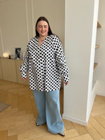 Блуза в горох
