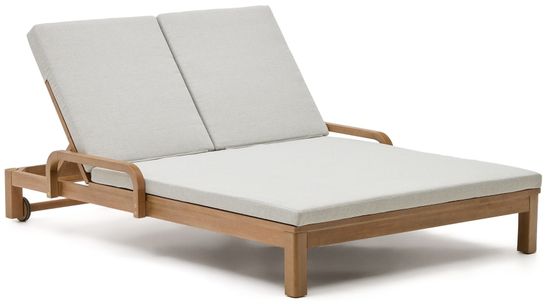 Двойной шезлонг Sonsaura из массива эвкалипта Испания La Forma