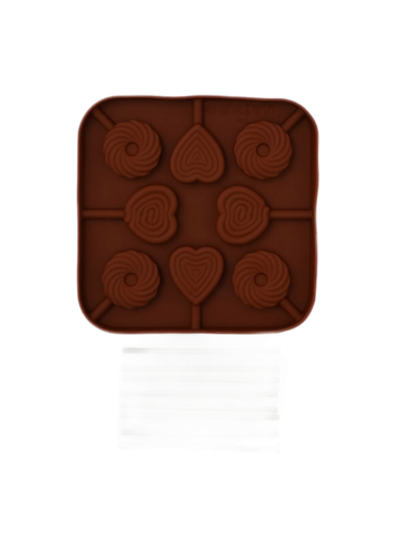 Форма для леденцов "Свидание", 8 ячеек