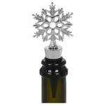 Пробка для бутылок «Снежинка», цвет серебро