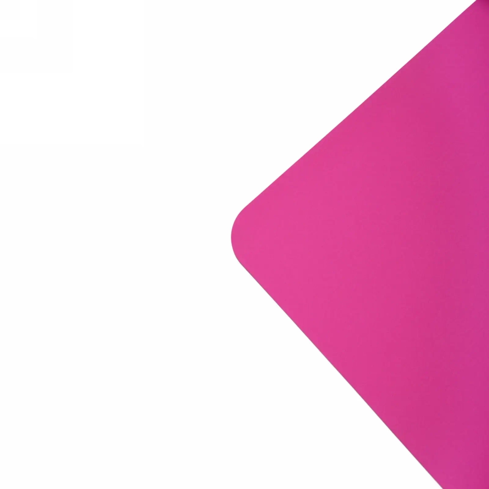 Коврик для йоги 6мм 61*183 см «Гармония» 2х сторонний, розовый/св.розовый