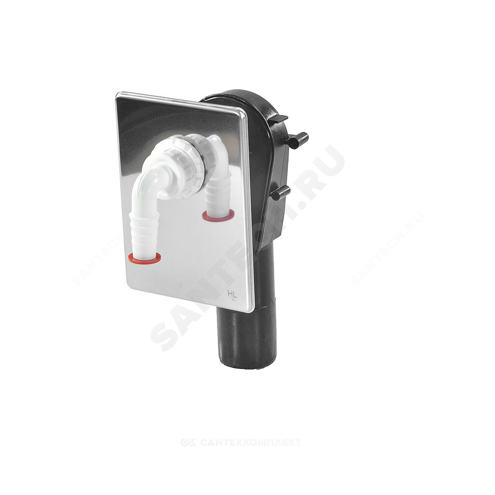 Сифон для стиральной машины 3/4"x40/50 скрытый монтаж HL HL400