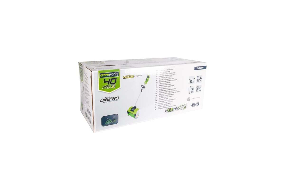 Снегоуборочник-снеголопата GREENWORKS GD40SS 40 V без акк и з/у   2600807