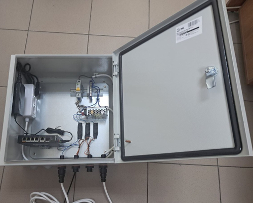 Mounting kit No. 35 of the weighing control panel