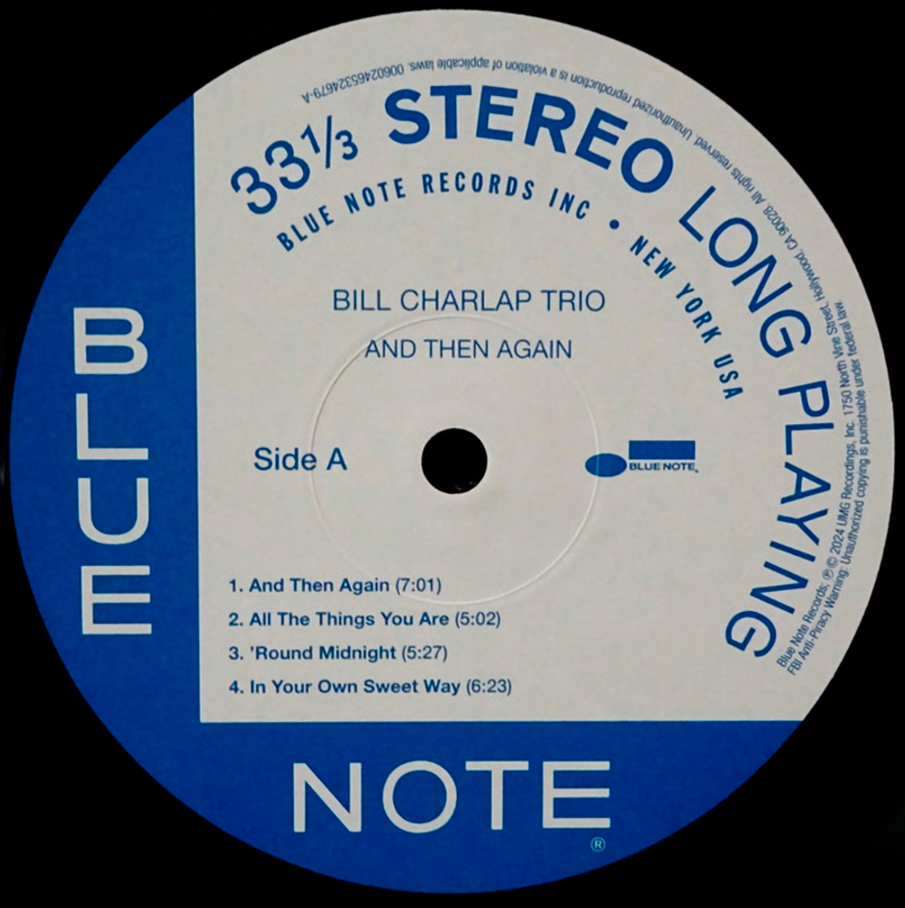 Bill Charlap Trio / And Then Again (LP)