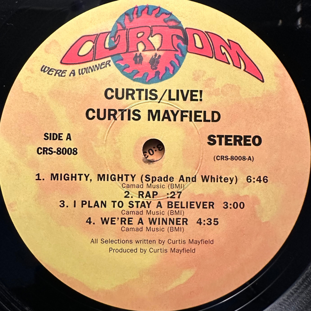 Curtis Mayfield ‎– Curtis / Live! 2LP (США)