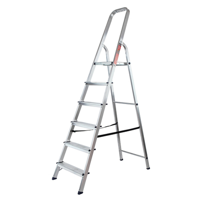 Стремянка усиленная, 6 ступеней, алюминиевая, MTX