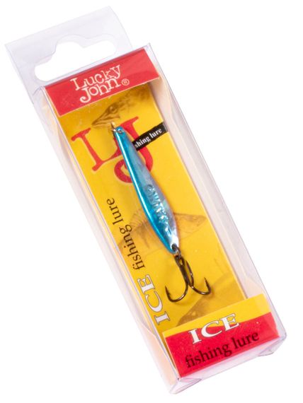 Блесна вертикал. зим. Lucky John S-1 с тр. 01.5г BI блистер