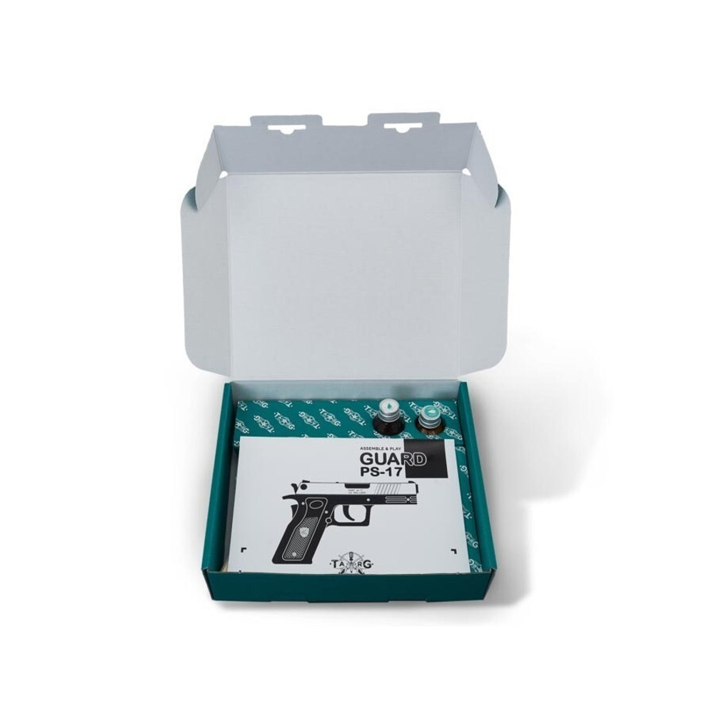 Пистолет GUARD PS-17 (STRIKER SR-17) от TARG - деревянный конструктор, сборная модель, 3d пазл