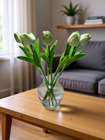 Тюльпаны светло-зеленые