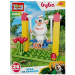 Конструктор пластмассовый 26эл. "Буба. На качелях" коробка 15021-AA (Город мастеров)