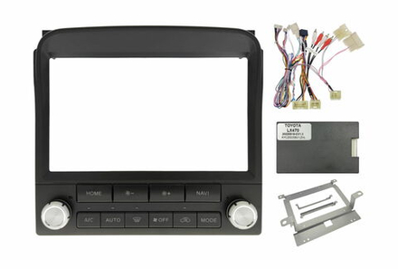 Переходная рамка магнитолы  TOYOTA LAND CRUISER 100, LEXUS LX 470 1998-2002 9 дюймов (комплект с проводами)
