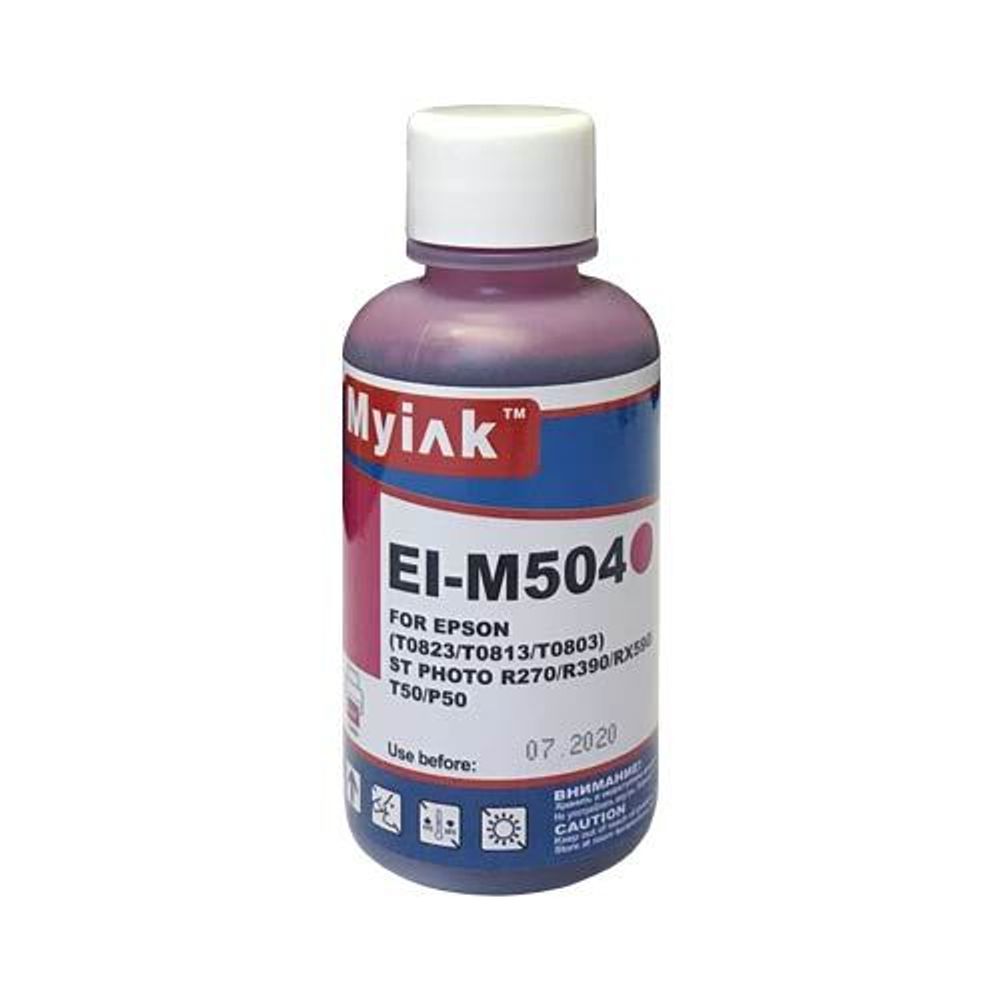 Чернила для EPSON Photo T50/R200/R270/RX590 (100мл, magenta, Dye) EI-M504 (Gloria) MyInk