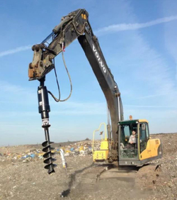 Гидровращатель на Экскаватор Liebherr