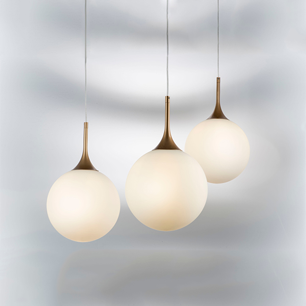 813032 Подвес GLOBO 1х40W E14 золото/белый