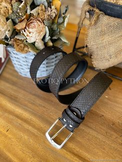 Ремень из кожи питона AC-58